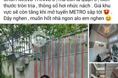 Bán đất tặng luôn biệt thự mini cách mạng tháng 8, quận 3. 1oom2 13 tỷ