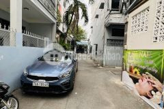 Bán nhà nhỉnh 5tỷ 4 tầng hxh 59m2 lê văn thọ gv cv làng hoa đang cho thuê 12trth