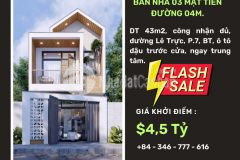 Chính chủ cần bán nhà bình thạnh, hoàng hoa thám 43m2 3.2x14.5m 02 tầng 4.5 tỷ, ô tô đậu cửa