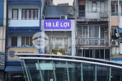 Cho thuê nhà mặt tiền 18 lê lợi quận 1