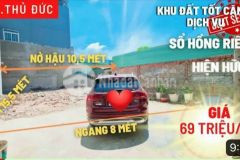 Bán đất đường kvc linh đông, dt 82m2, giá 6.35 tỷ