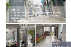 Giá siêu tốt 105m2 quận bình thạnh hẻm xe hơi thông phan chu trinh