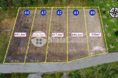 Chính chủ bán lốc 5 lô đất thổ cư 380m 400m2.gò dầu tây ninh.giá 450 triệu.