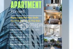 Cần cho thuê căn hộ làng đại học giá ưu đãi