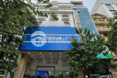 Cho thuê toà nhà building mặt phố hoà mã 230m² x 8 tầng, 2 hầm, mặt tiền 12m, đủ pccc, thang máy có