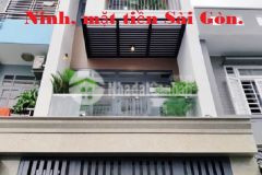 Nhà mt kd ha chao 3.3 ty,trường chinh, p11, tân bình, 52m2, 3 tầng, nở hậu, đã trừ lộ giới.10.5 ty