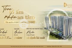 Mở bán đợt 1 căn hộ đẳng cấp tòa c masteri west heights