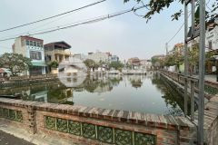 Bán đất cổ bi ô tô đỗ cổng, sát hồ điều hoà, ở sướng 40m. mt 5m, 2.79 tỷ