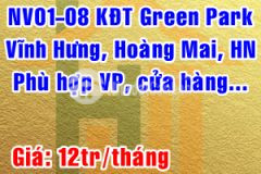 Chính chủ cho thuê nhà 5 tầng kđt green park vĩnh hưng, hoàng mai, hà nội