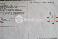 Chính chủ bán cắt lỗ mảnh đất 804m2 có thổ cư tại vân phong cách biển dốc lết 100m pháp lý đầy đủ