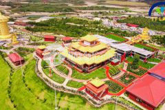 Đất view toàn cảnh chính điện bảo tháp kinh luân tại samten hills đà lạt tại kambute tutra,lâm đồng