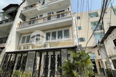 Căn hộ cho thuê 9 phòng, 5 tầng hxh ngay đhcn gò vấp, bv 175 nhỉn 7 tỷ 40trtháng