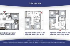 Căn hộ 3pn, vinhomes ocean park, 83m2m, tòa p2, 3.2ty.