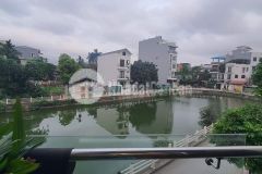 Bán nhà hoàng mai lô góc view hồ dt 59m2 3t 4.2 tỷ 10m ra oto