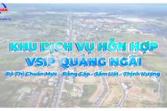 Đất nền khu dịch vụ hỗn hợp vsip quảng ngãi