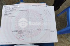 E có lô đất mặt tiền đuờng nhựa y hình 5x50 sẳn 50m thổ cư