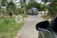 Một lô chân dài 5x57 có sẵn thổ cư mặt tiền đường nhựa qh 20m, dân cư đông