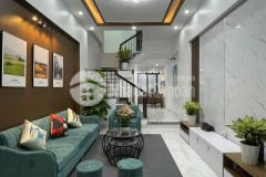 Thiết kế hiện đại xe hơi vô nhà hẻm 1 44m2 phạm văn chiêu gần chợ thạch đà giá 5tỷ05