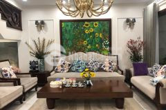 Bán biệt thự kđtm việt hưng đường lưu khánh đàm 198m2 4 tầng mt 11m siêu vip 0944523668