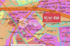 Bán hơn 500m đất vườn view bờ kênh đường ô tô trung lập hạ củ chi