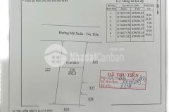 Cần bán 600m2 đất mặt tiền mỹ xuân, tóc tiên, thị xã phú mỹ