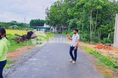 Ngang 8m, dài 14 đất full thổ cư châu thành, tây ninh, đầy đủ tiện ích, 290tr