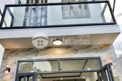 Bán nhà mới 68m2,xây 1 lầu đường đặng thúc vịnh,hóc môn,giá 870 triệu.