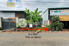 Đất thổ cư mặt đường liên thôn 8 xã cư ebur 5 x 30m giá 850 triệu