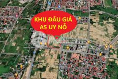 Bán đất đấu giá vườn đào khu a5 xã uy nỗ huyện đông anh tp hà nội