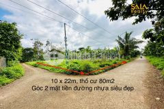 Đất 2 mặt tiền đường nhựa hẻm cấp 1 vành đai 14 26 10 x 22m giá 1.780 tỷ