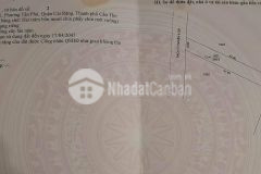 1,5 tỷ bán rẻ 250m2 đất lộ hậu kênh thạnh đông 12m, phường tân phú, quận cái răng, tpct lh 0916