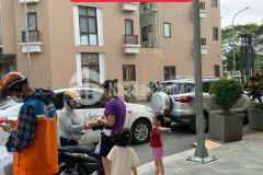 Ban liền kề căn góc, moi 109m2, 5 tang, thang may, via he, đuong thenh thang, 19.5 ty