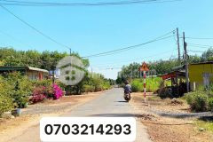 Mặt tiền nhựa đông dân như hình 5x39 thổ cư 100m, gần ngay trường học, công an xã, uỷ ban xã..