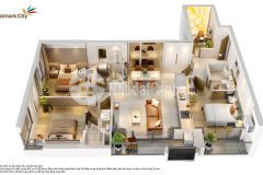 Căn hộ 3pn dual key tại quận 9, chỉ 30 nhận nhà, giá cđt