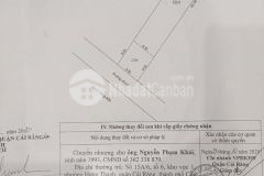 Bán 162,6m2m2 đất tại hàng bần, phú thứ, cái răng, tpct lh 0916468357