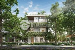 Biệt thự đơn lập góc hướng đông nam view hồ bơi dự án eco central park vinh