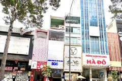 Tòa nhà vp 35bc đường 32, q10 đối diện hà đô, 8x20m 160m2 hầm 10 tầng hđt 328,58 tr, giá 115 tỷ