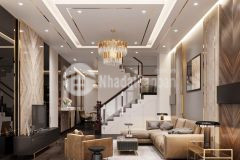 Cho thuê nhà 1 trệt 2 lầu mới đẹp mặt tiền đường lê văn lộc giá chỉ 18 triệu.