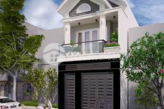 Bán nhà 1 trệt 1 lầu mặt tiền ql1a.gần chợ tân hiệp