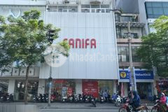 Cho thuê nhà mp lạc long quân, dt 170m x 3 tầng tầng 2,3 100m, mt 15m, thông sàn, giá 125tr