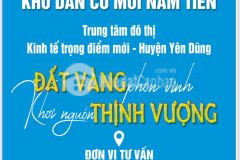 Dự án khu dân cư mới nam tiến xã đồng việt