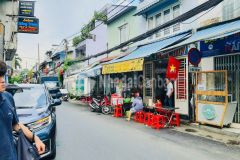 Mặt tiền trần văn đang quận 3, tphcm