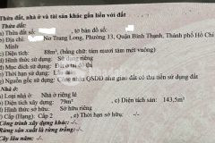 Bán nhà sát mt nơ trang long, bình thạnh 8x11 cn 88m2 3 tầng chỉ 7.2 tỷ