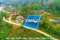 Bán nhanh mảnh đất ở sapa diện tích 337m2 có 2 mặt tiền cực đẹp