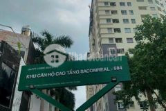 Bán căn hộ 2pn chung cư sacomreal 584 tầng cao, tân phú.