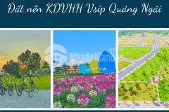 Bán nhanh lô đất khu dịch vụ hỗn hợp vsip quảng ngãi