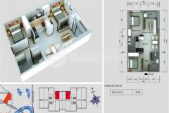 Bán gấp vinaconex 2 đại kim, hoàng mai 2,4 tỷ, 2 ngủ,59m2, sổ đỏ giao dịch