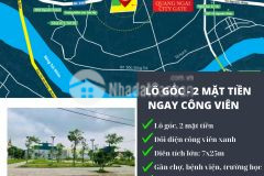 Khách sập bank, cần bán ngay lô góc đối diện công viên 039 4344199
