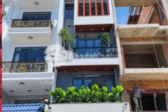 Cho thuê nhà mới hẻm xe hơi 482 lê quang định, bình thạnh 4.7 x 15m 5 tầng