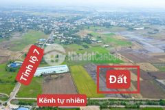 Bán gấp lô đất vườn nhỏ nhỏ xinh xinh duy nhất 1gần 600m,ngay mặt tiền đường tỉnh lộ 7,cách bến xe